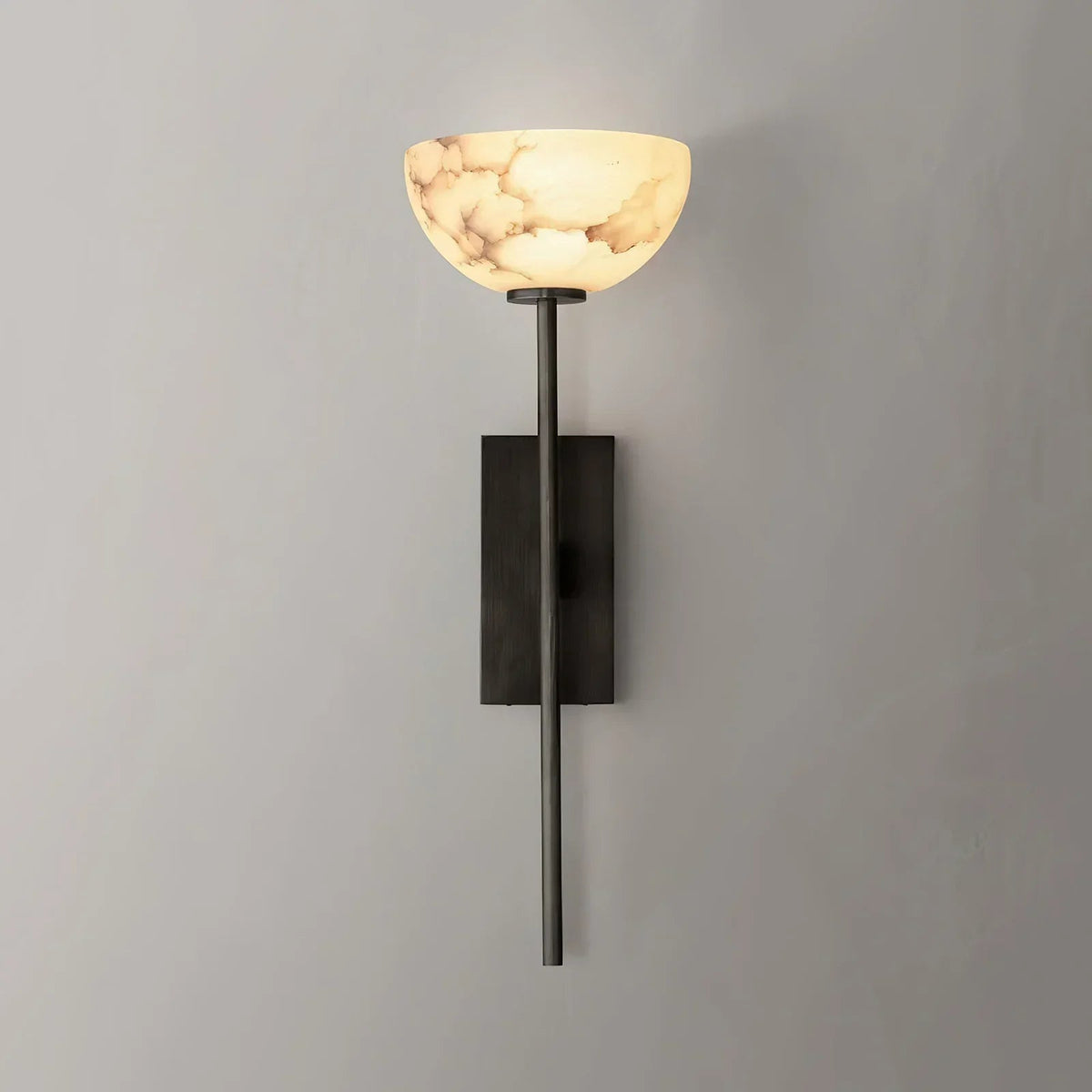 Alabaster Cup Wall Lamp