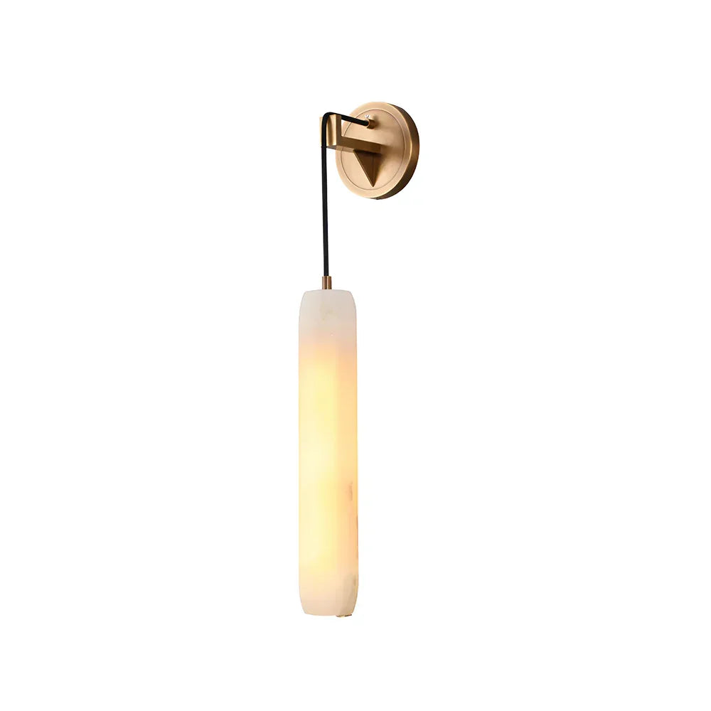Alabaster Flute Wall Lamp