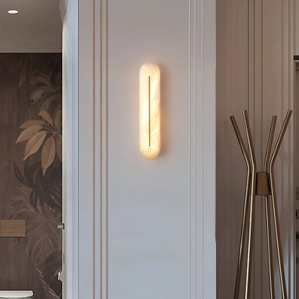 Alabaster Orbison Wall Lamp