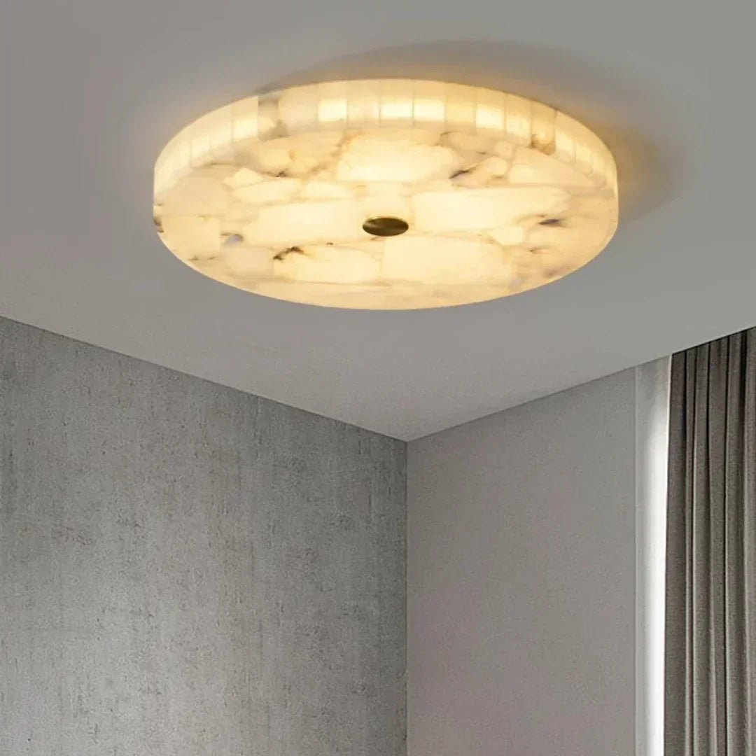 Luminous Alabaster Ceiling Light