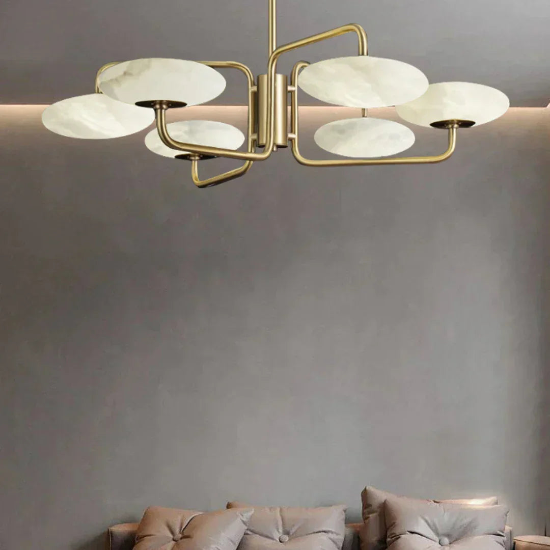 Modern Chinese Marble Chandelier