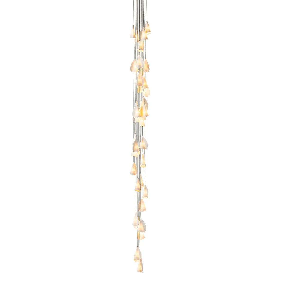Porcelain Cascade Cluster Pendant Light