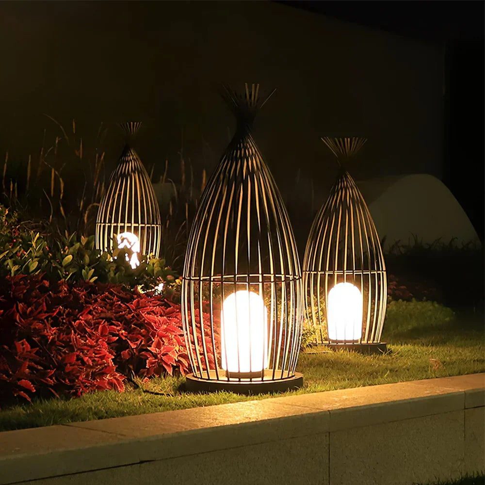 Aurora Orbis Acrylic Lantern Outdoor Light