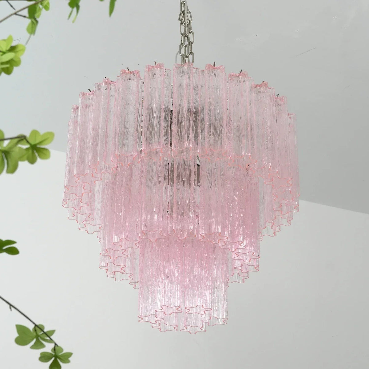 Addis Star-Shaped Glass Tubes Chandelier