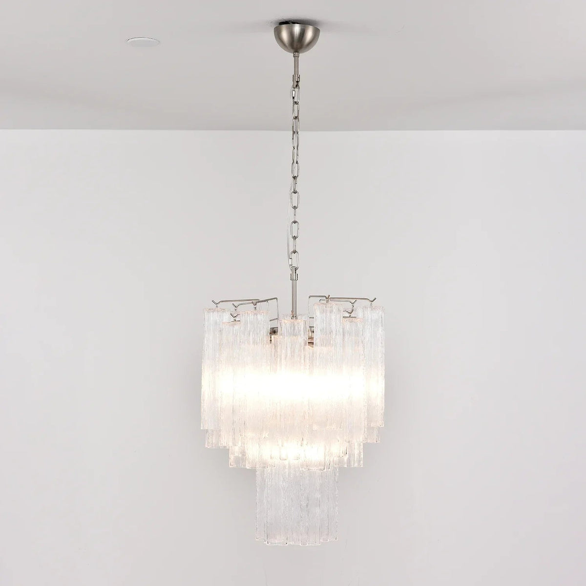 Addis Star-Shaped Glass Tubes Chandelier