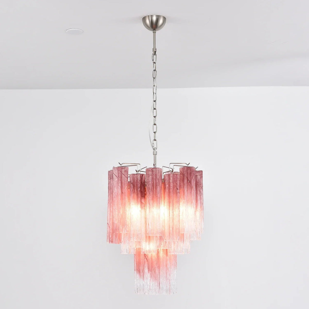 Addis Star-Shaped Glass Tubes Chandelier