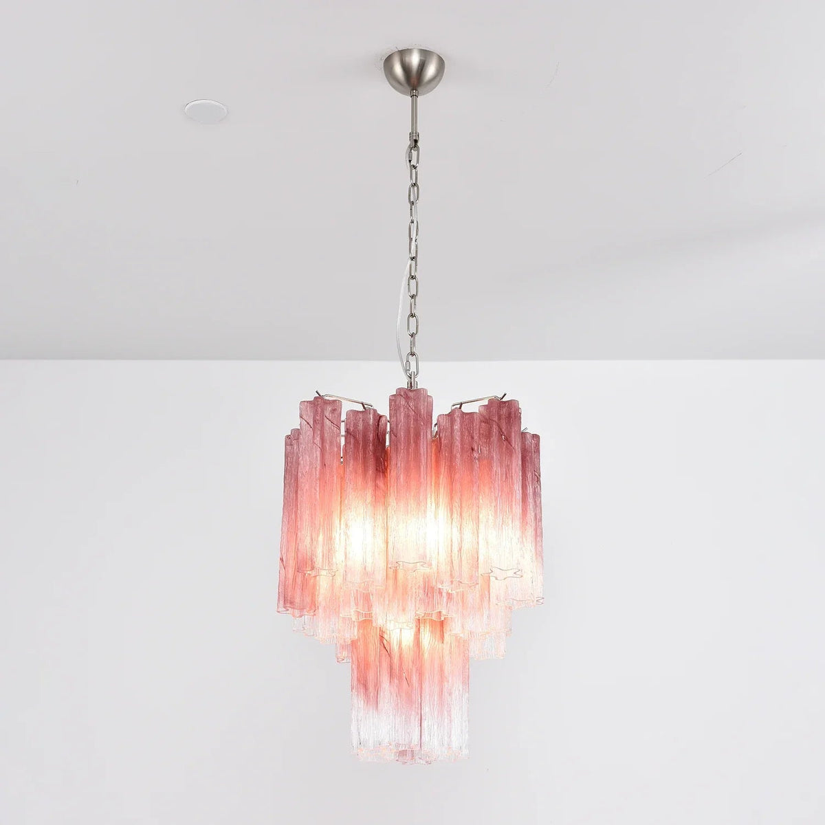 Addis Star-Shaped Glass Tubes Chandelier