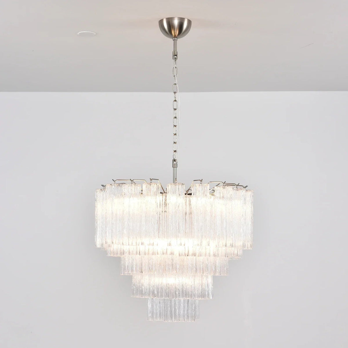 Addis Star-Shaped Glass Tubes Chandelier