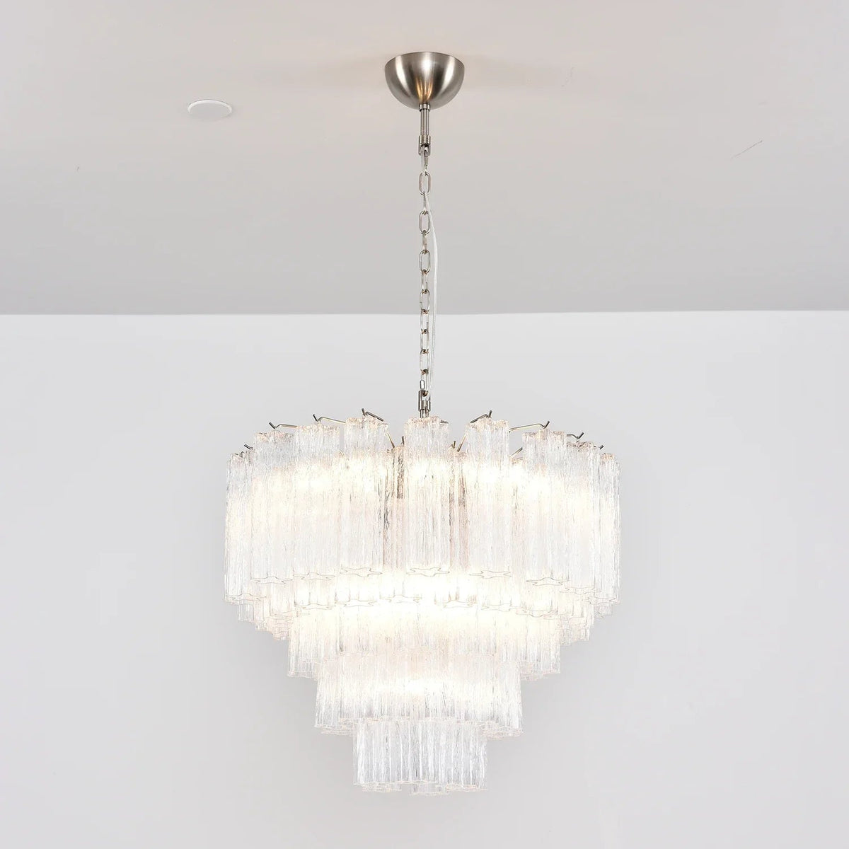 Addis Star-Shaped Glass Tubes Chandelier