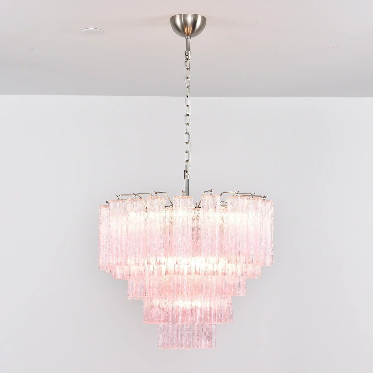 Addis Star-Shaped Glass Tubes Chandelier