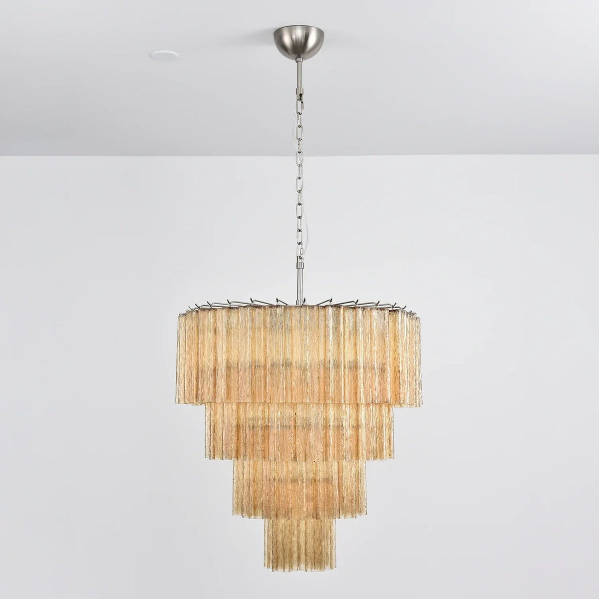 Addis Star-Shaped Glass Tubes Chandelier