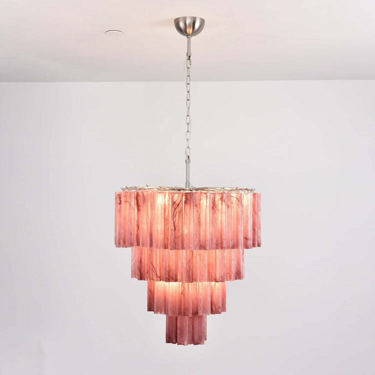 Addis Star-Shaped Glass Tubes Chandelier