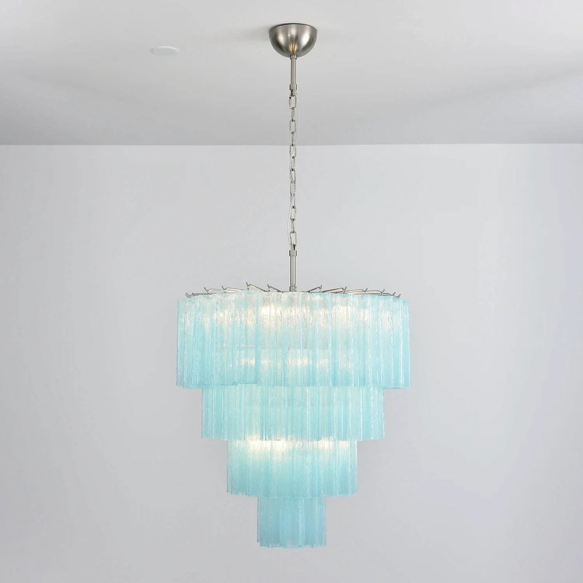 Addis Star-Shaped Glass Tubes Chandelier
