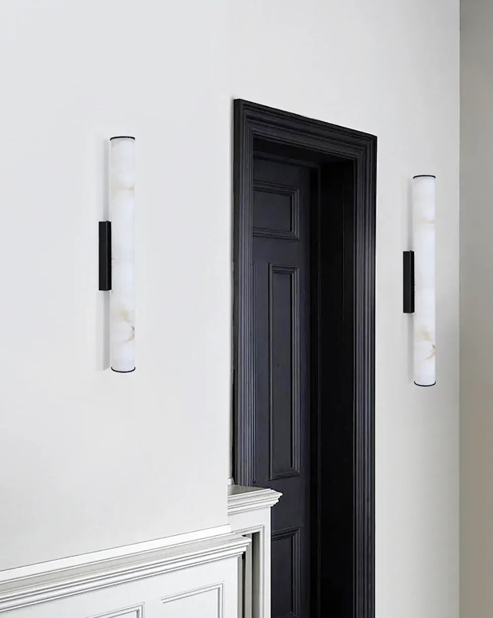 Alabaster Callisto Cylindrical Wall Lamp