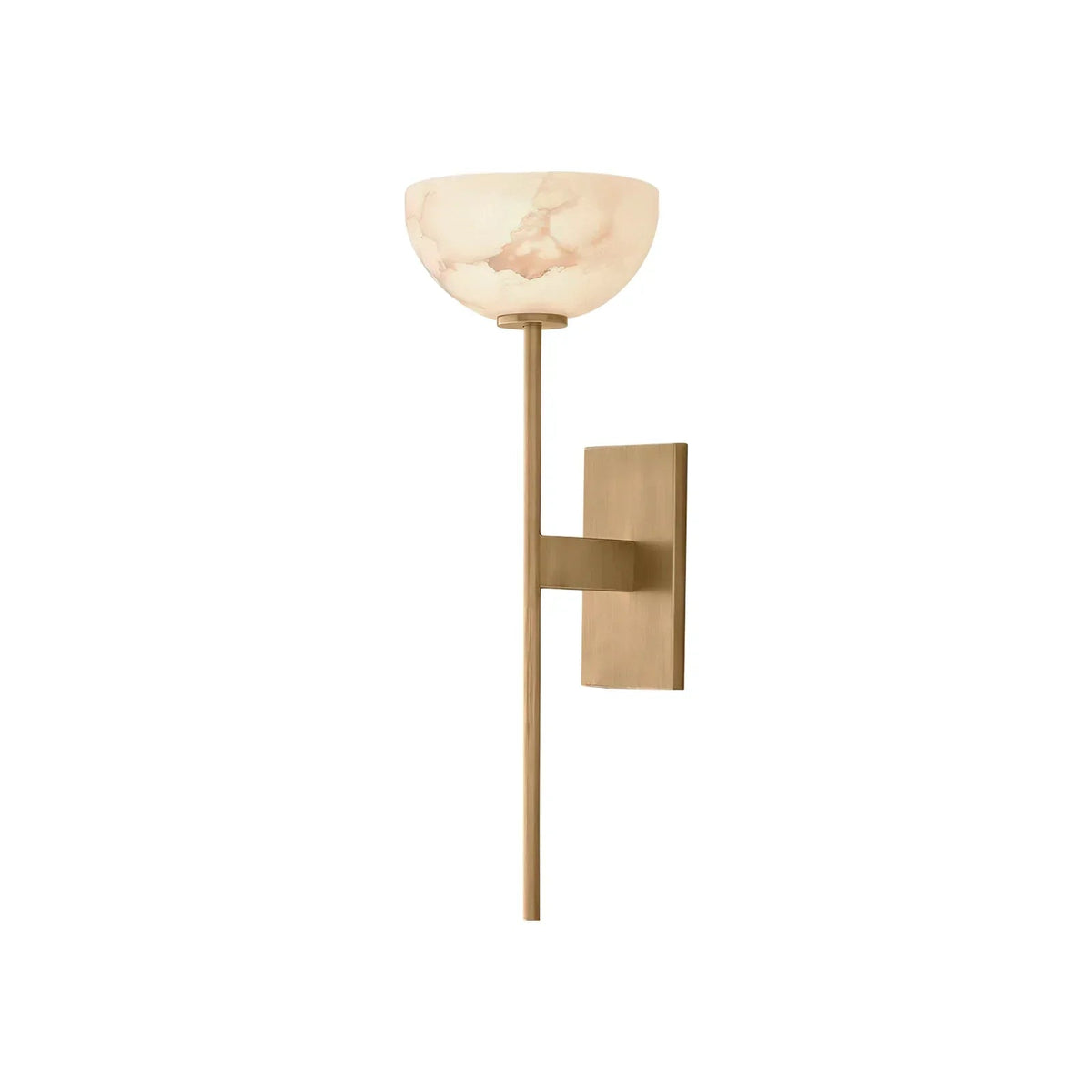 Alabaster Cup Wall Lamp