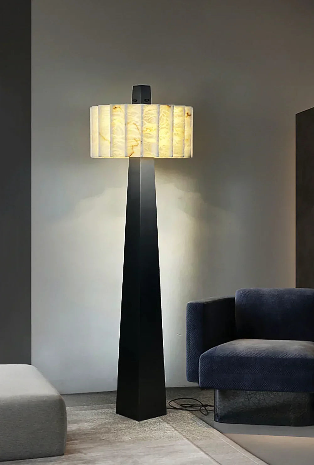 Alabaster Grandeur Floor Lamp