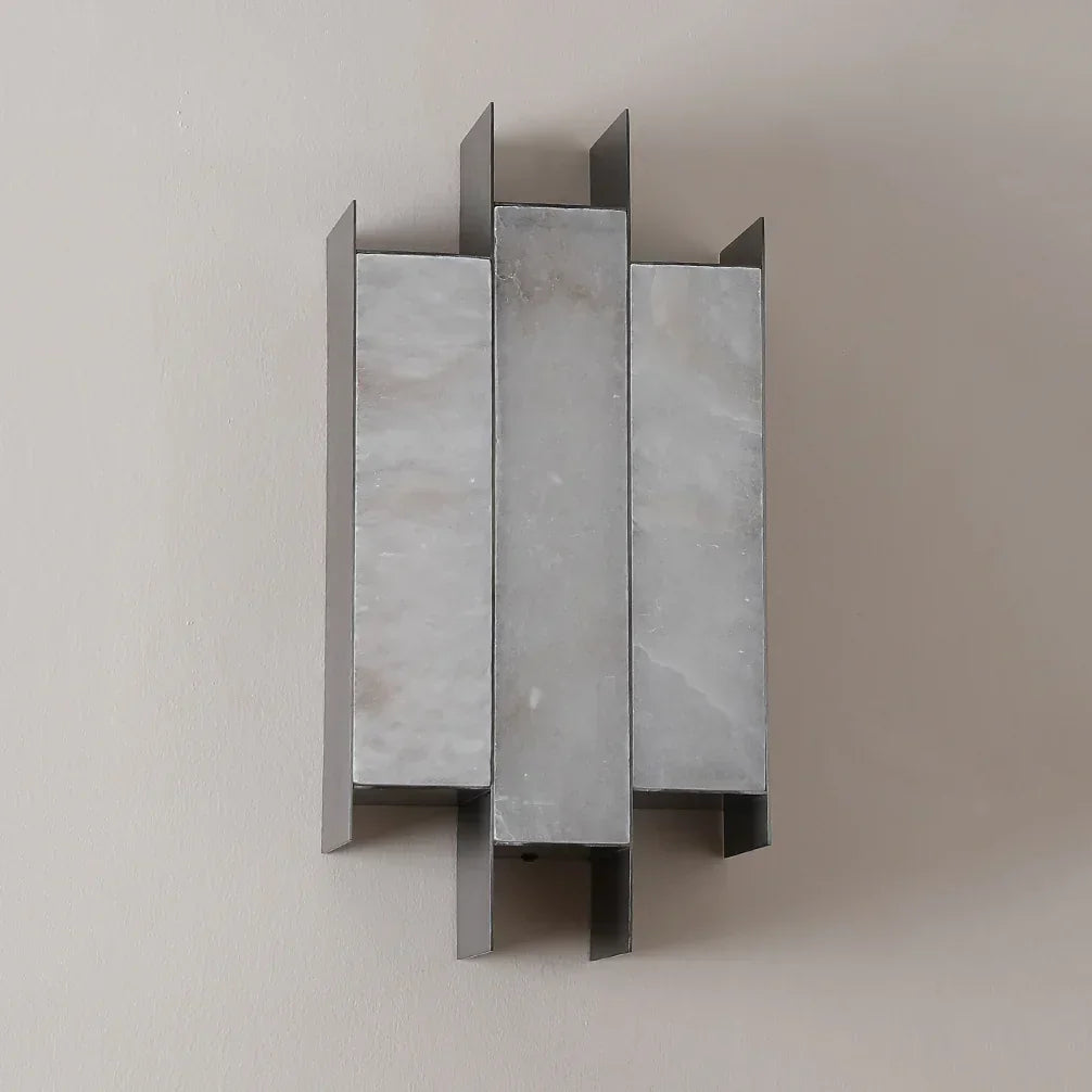 Alabaster Kamila Rectangle Wall Lamp