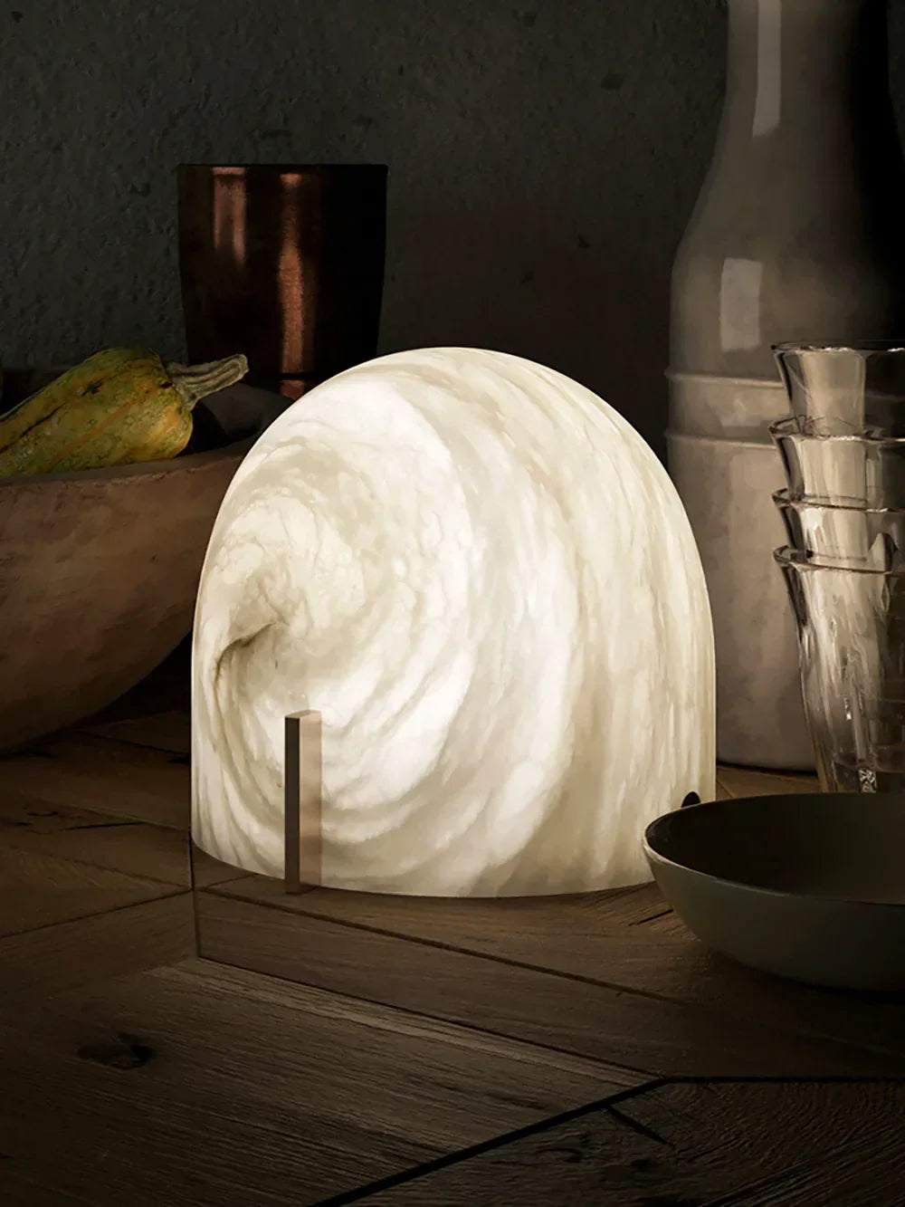 Alabaster Mona Table Lamp