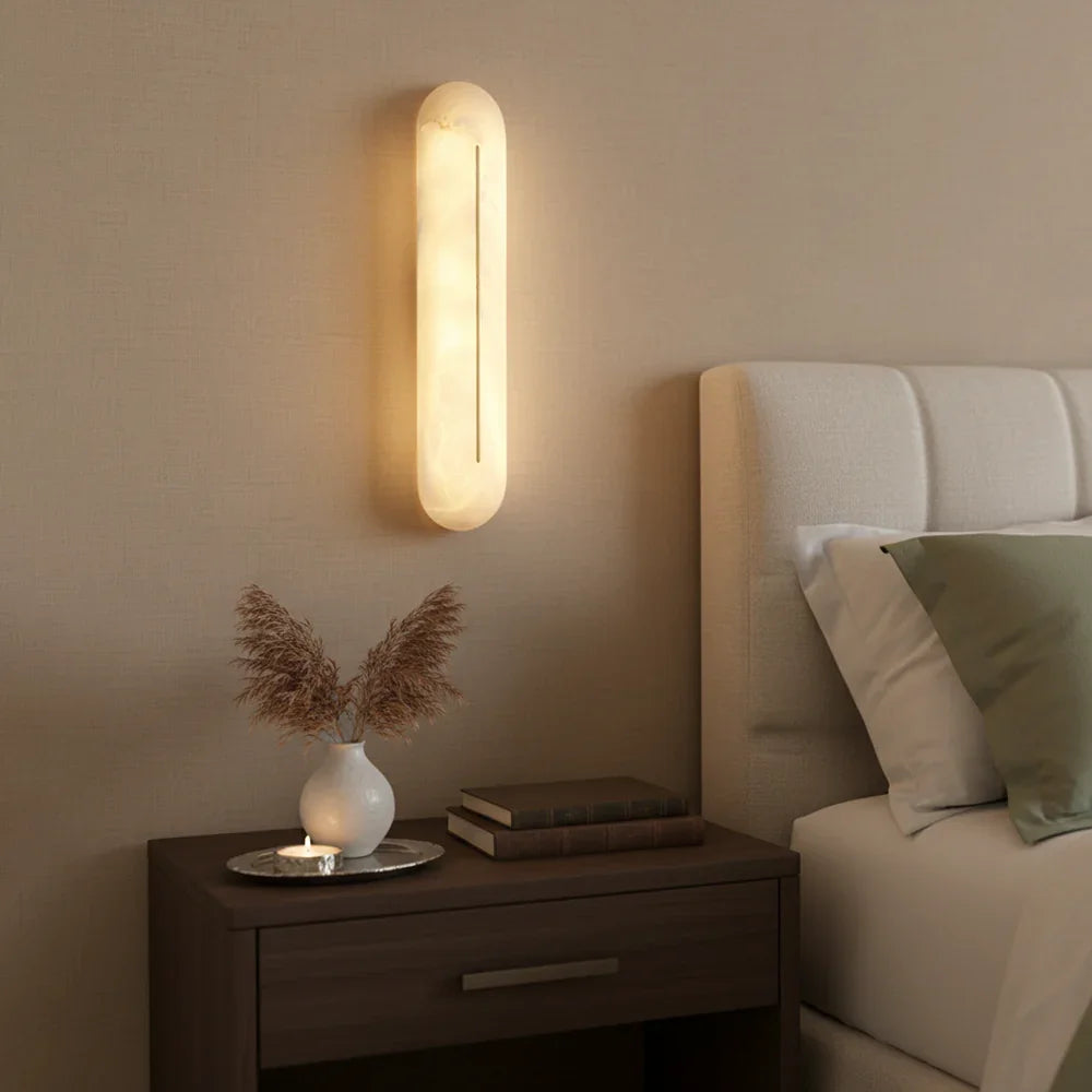 Alabaster Orbison Wall Lamp
