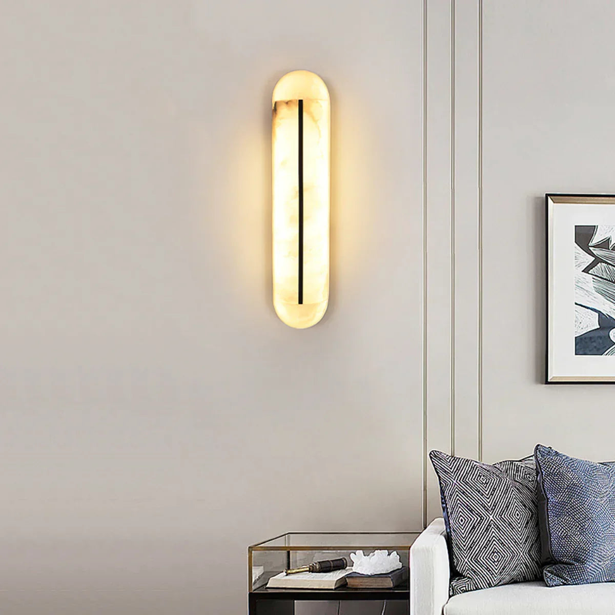 Alabaster Orbison Wall Lamp