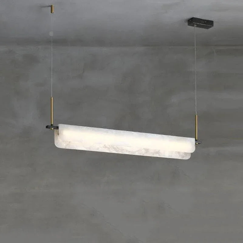 Alabaster Years Linear Pendant Light