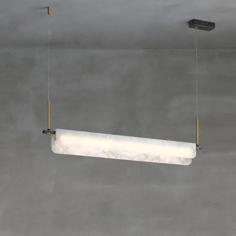 Alabaster Years Linear Pendant Light