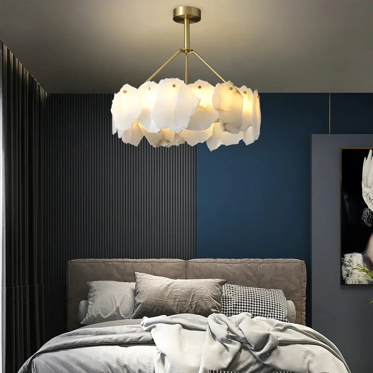 Burton Alabaster Chandelier