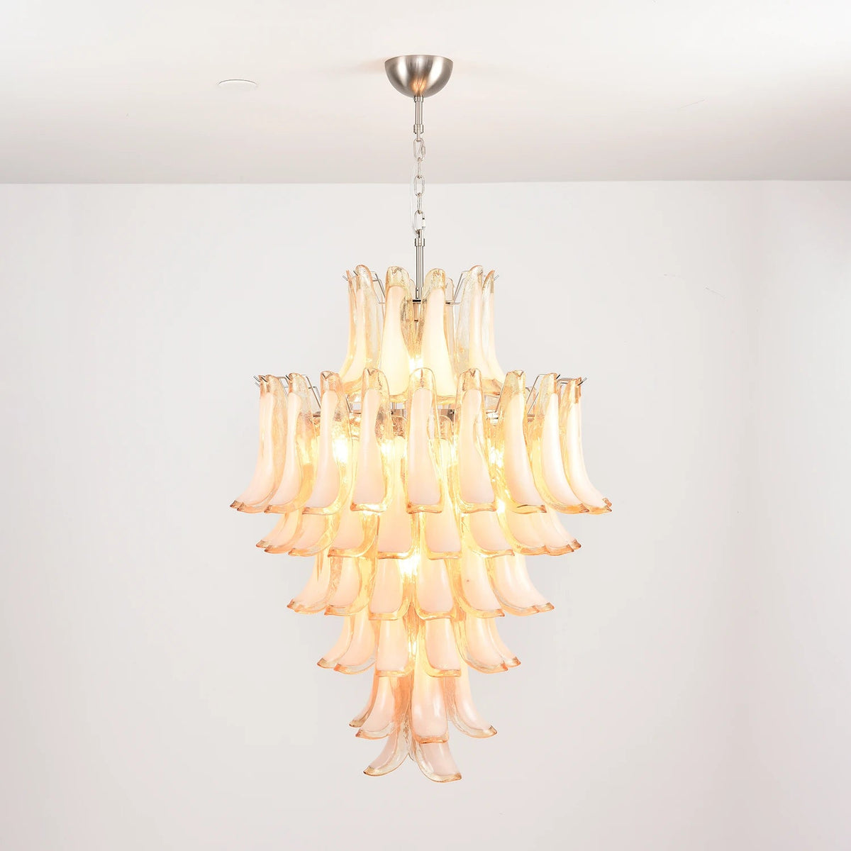 Camellia Glass Petal Chandelier
