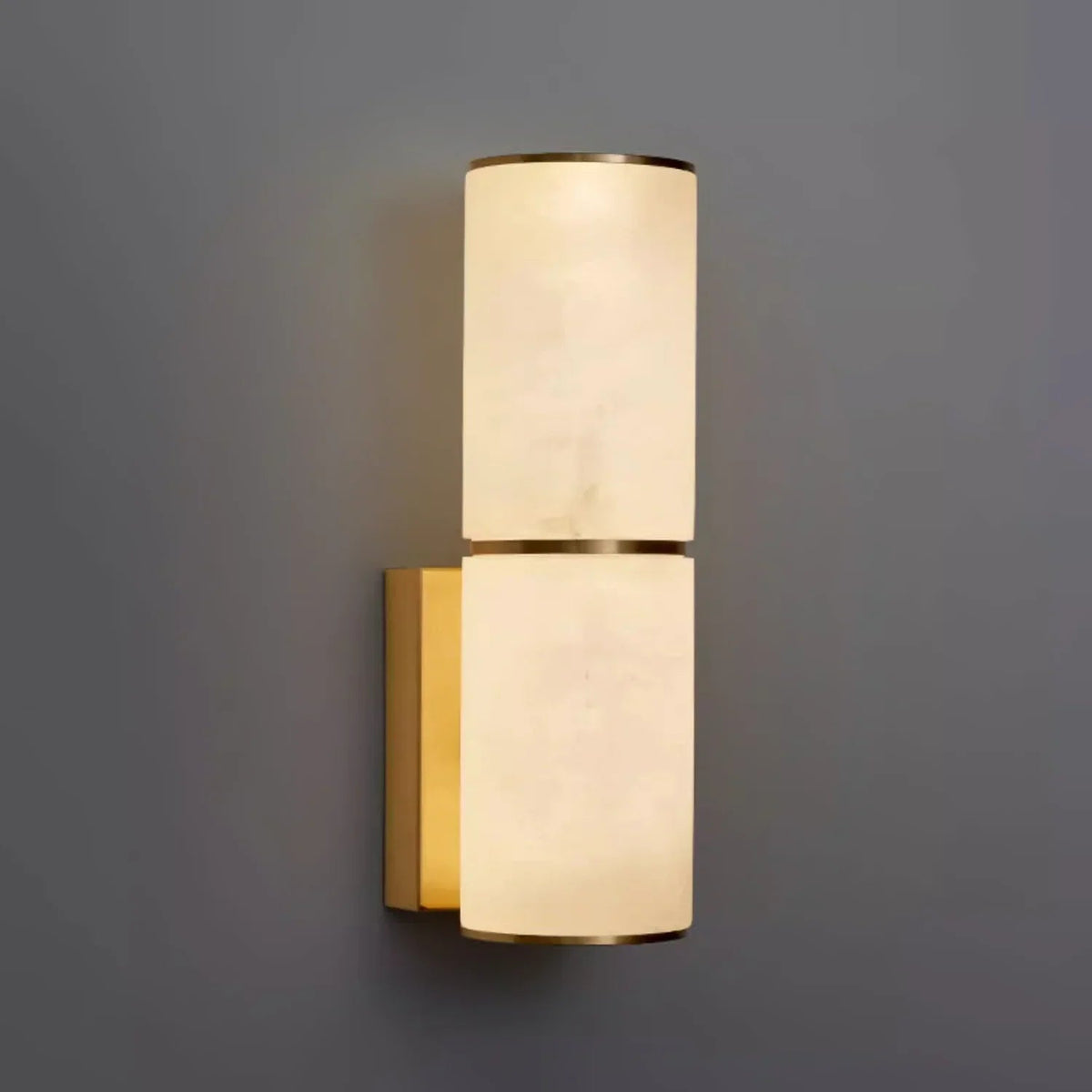 Creative Alabaster Cylindrical Wall Lamp