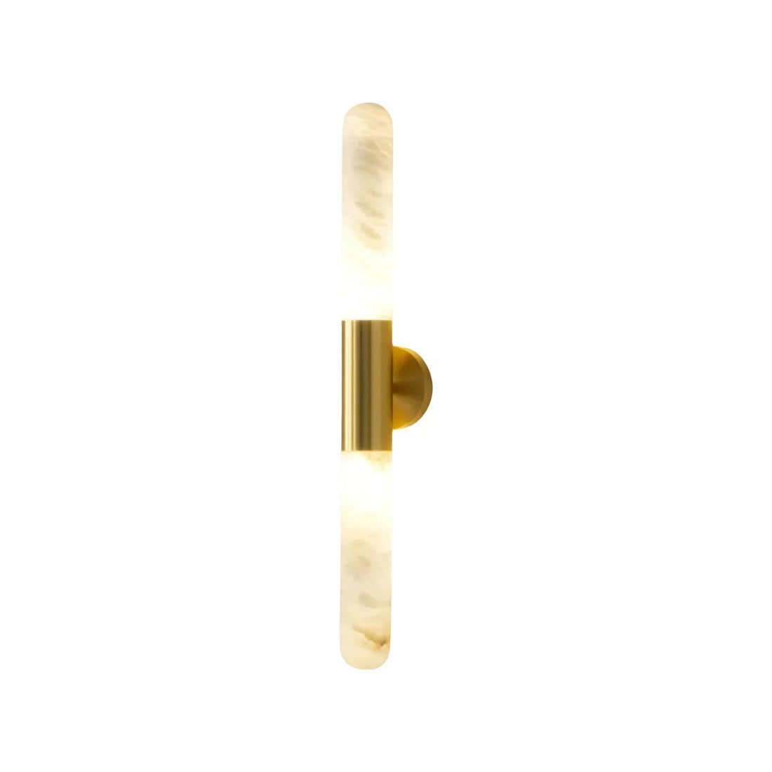 Cylindrical Alabaster Slim Wall Lamp