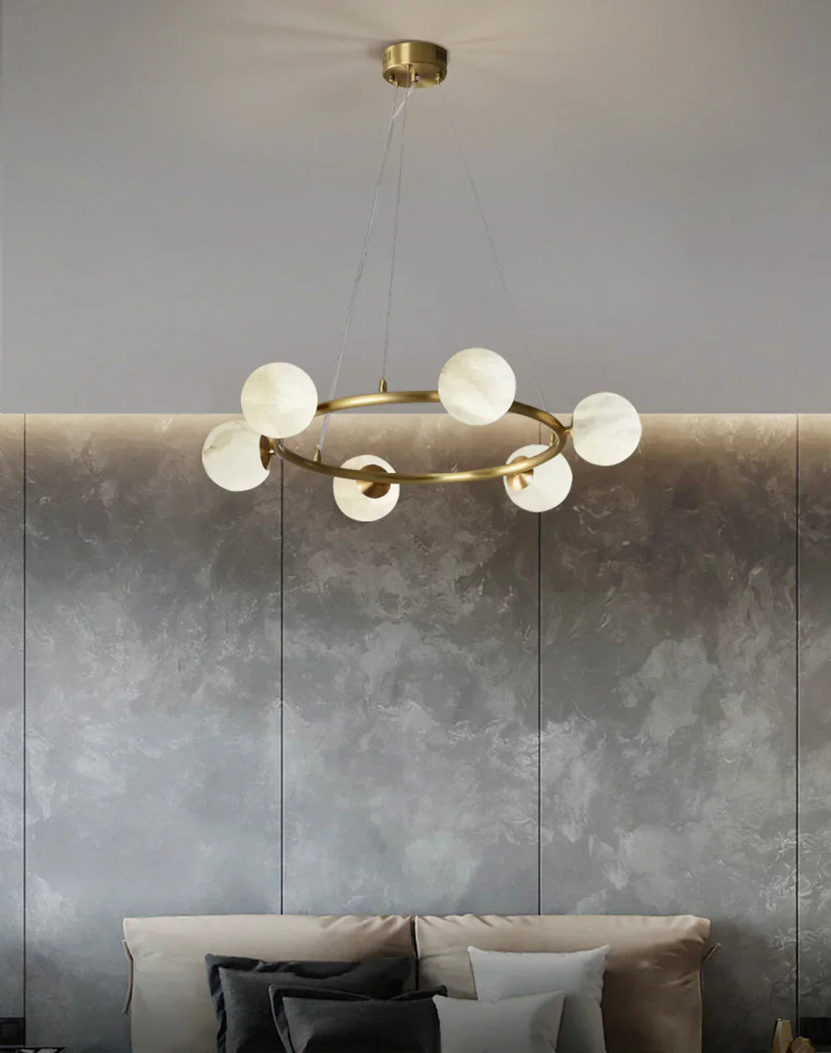 Helix Alabaster Chandelier