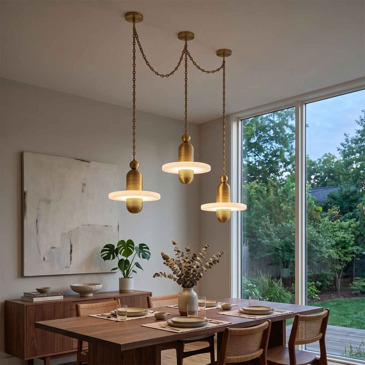Hollis Ringed Swag Chain Chandelier