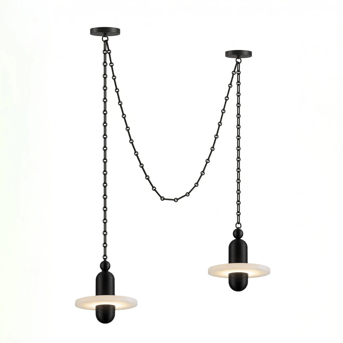 Hollis Ringed Swag Chain Chandelier