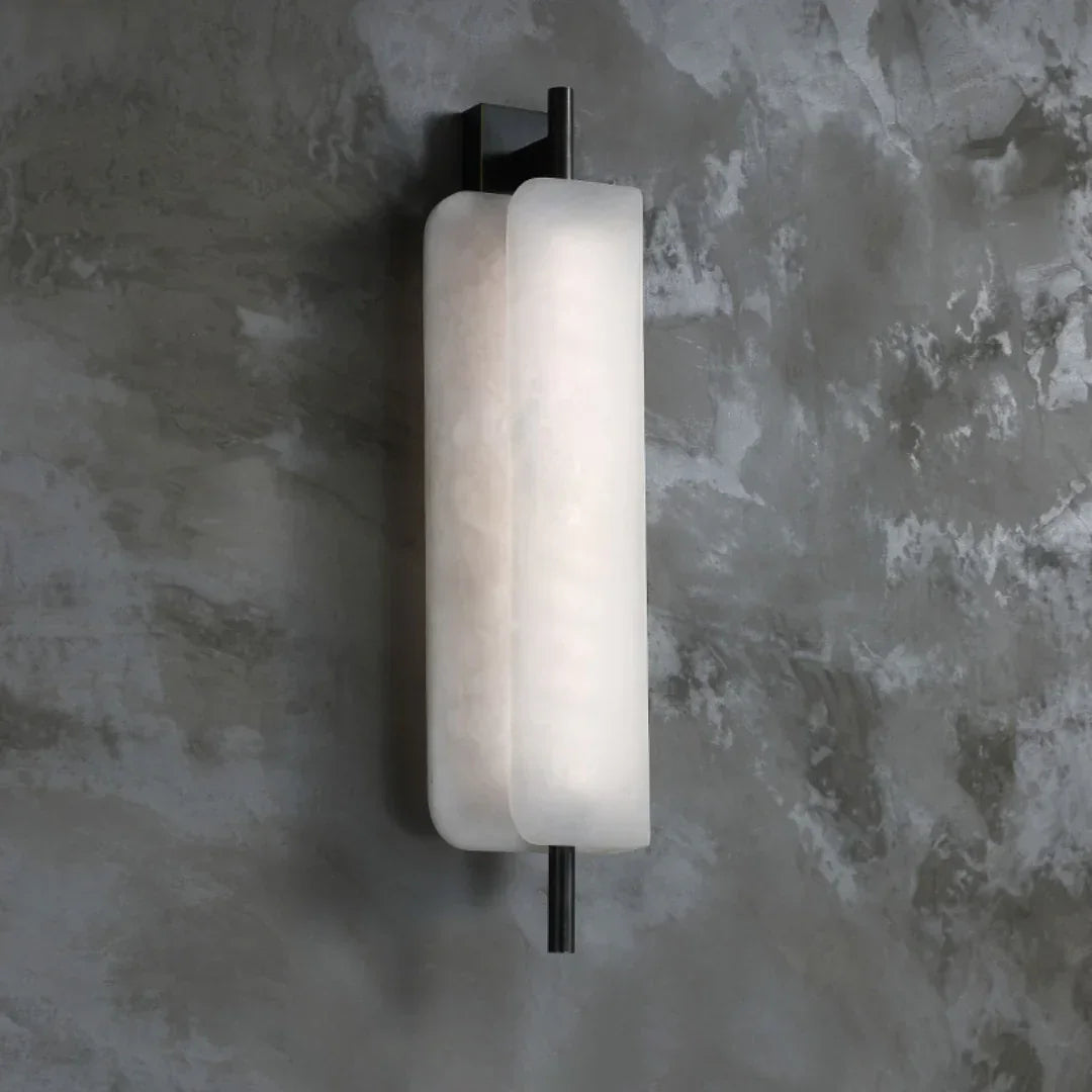 Jorge White Alabaster Wall Lamp
