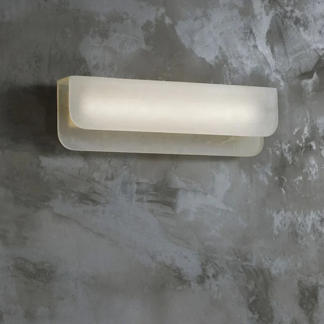 Jorge White Alabaster Wall Lamp