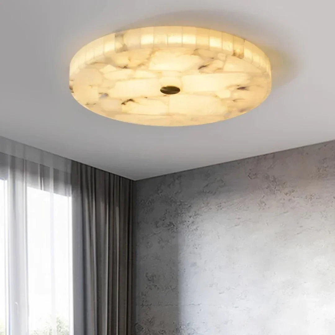 Luminous Alabaster Ceiling Light