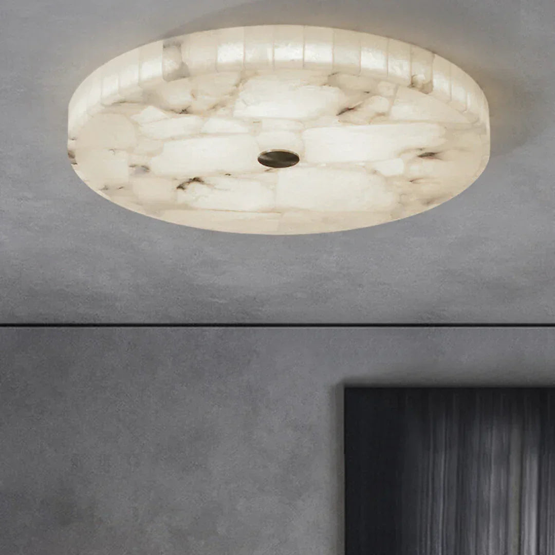Luminous Alabaster Ceiling Light