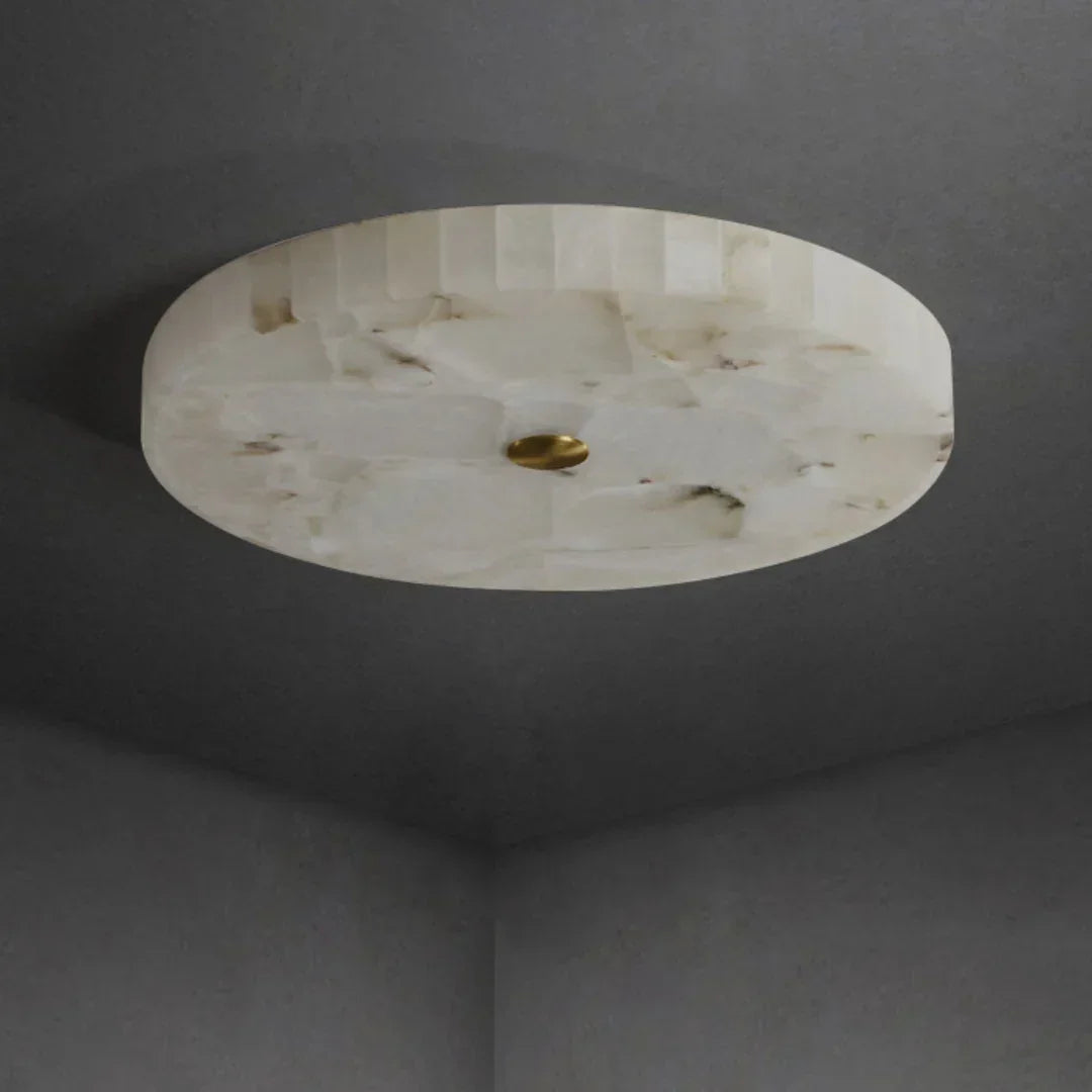 Luminous Alabaster Ceiling Light