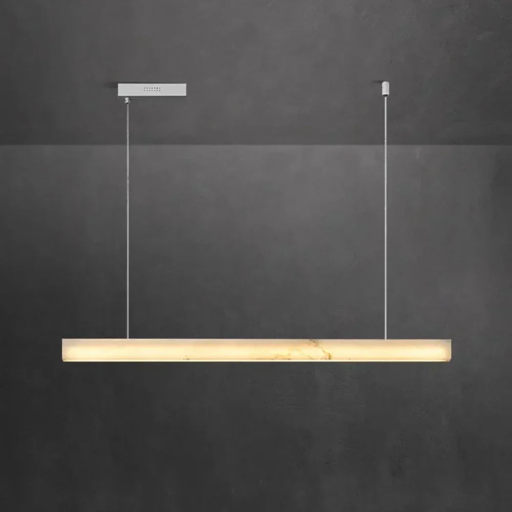 Modern Linear Alabaster Pendant Light