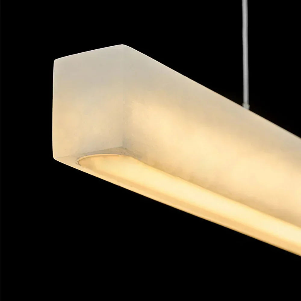 Modern Linear Alabaster Pendant Light