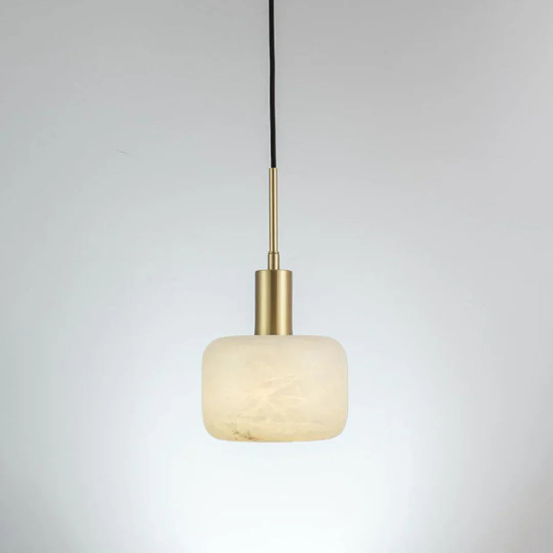 Natural Alabaster Small Pendant Light