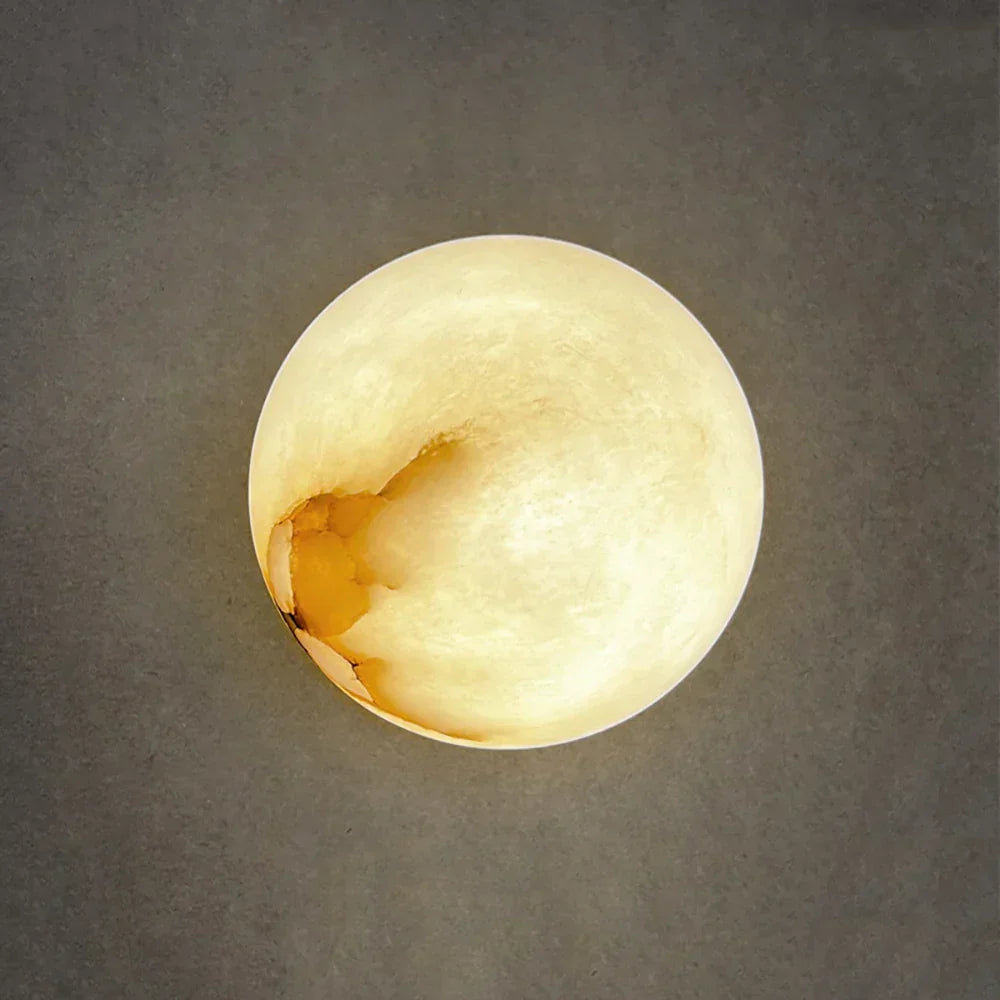 Orb Alabaster Wall Lamp