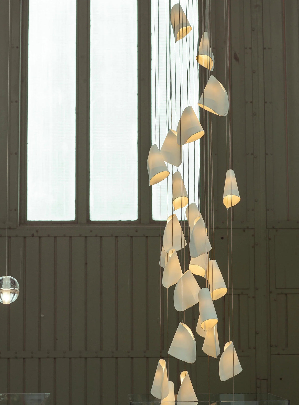 Porcelain Cascade Cluster Pendant Light