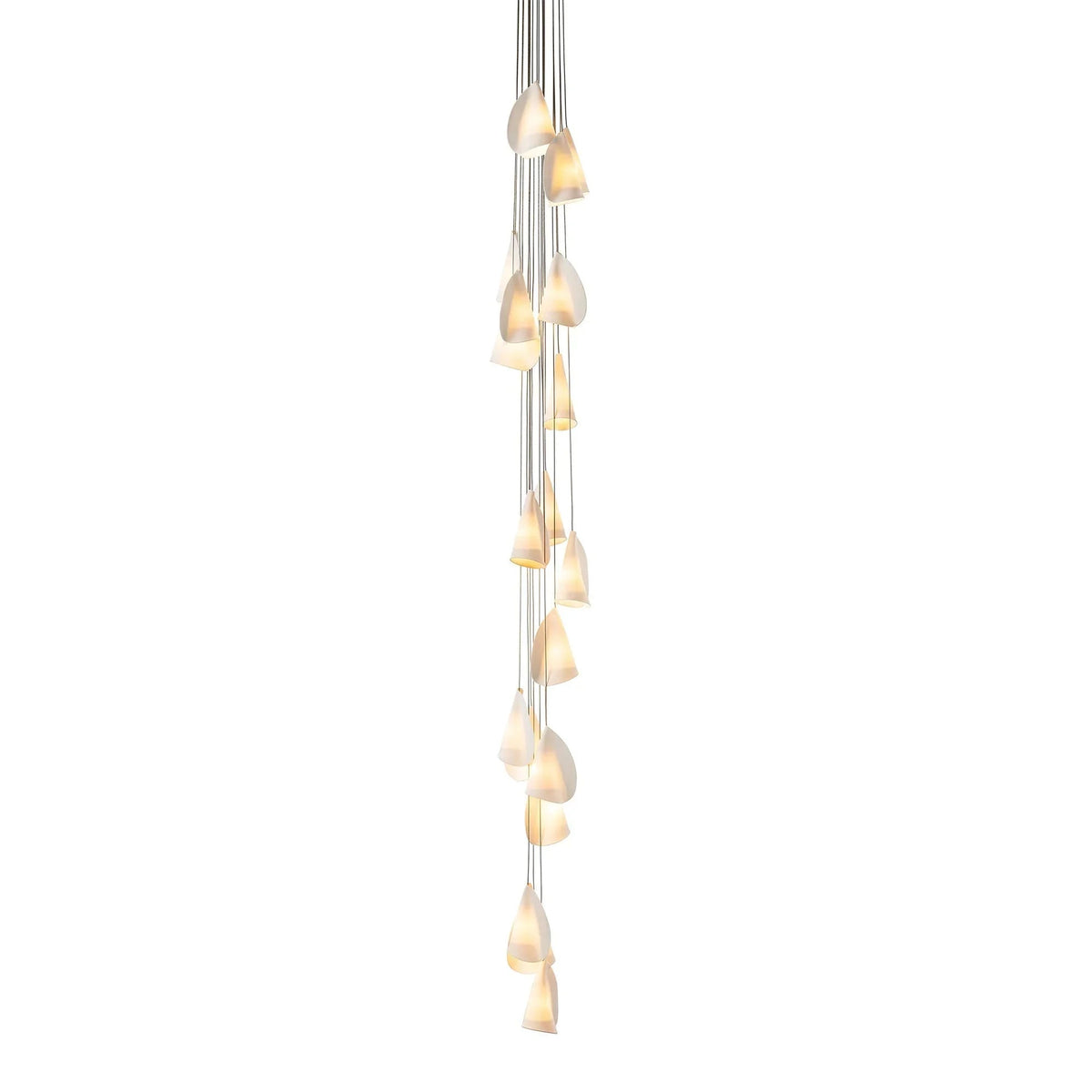 Porcelain Cascade Cluster Pendant Light