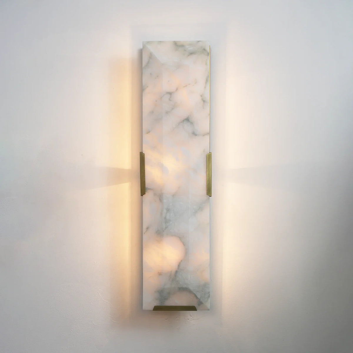 Rectangular Alabaster Wall Lamp