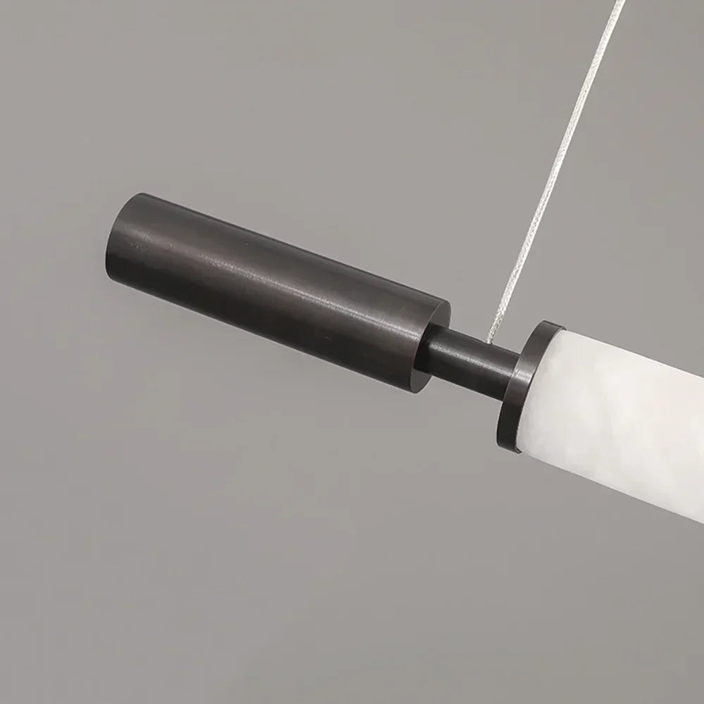 Organic Alabaster Linear Pendant Light