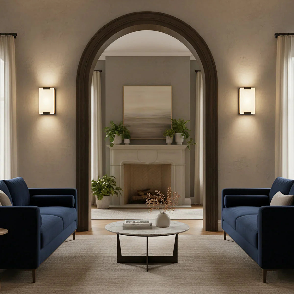 Alabaster Roux Wall Lamp