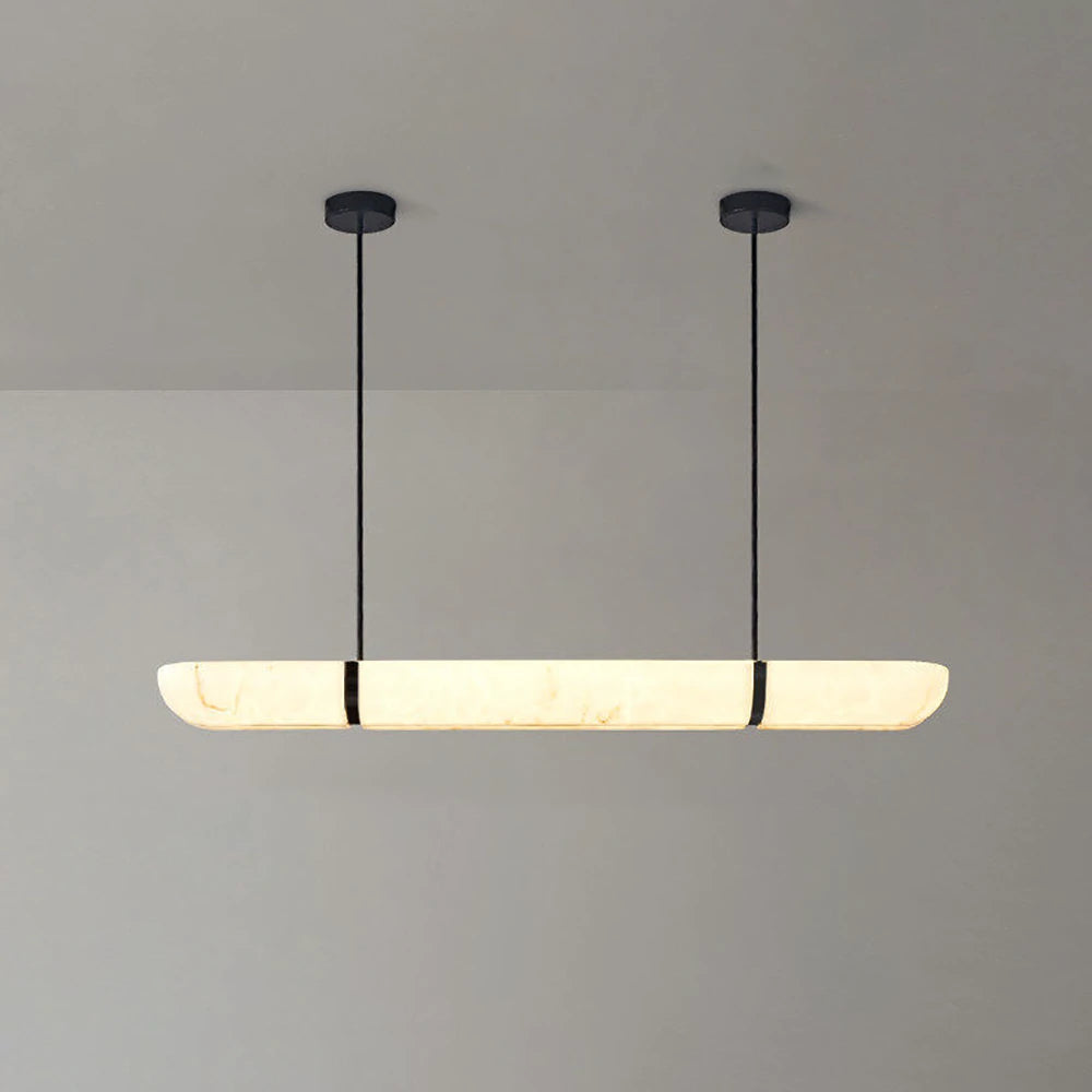 Sylvi Linear Alabaster Trough Chandelier