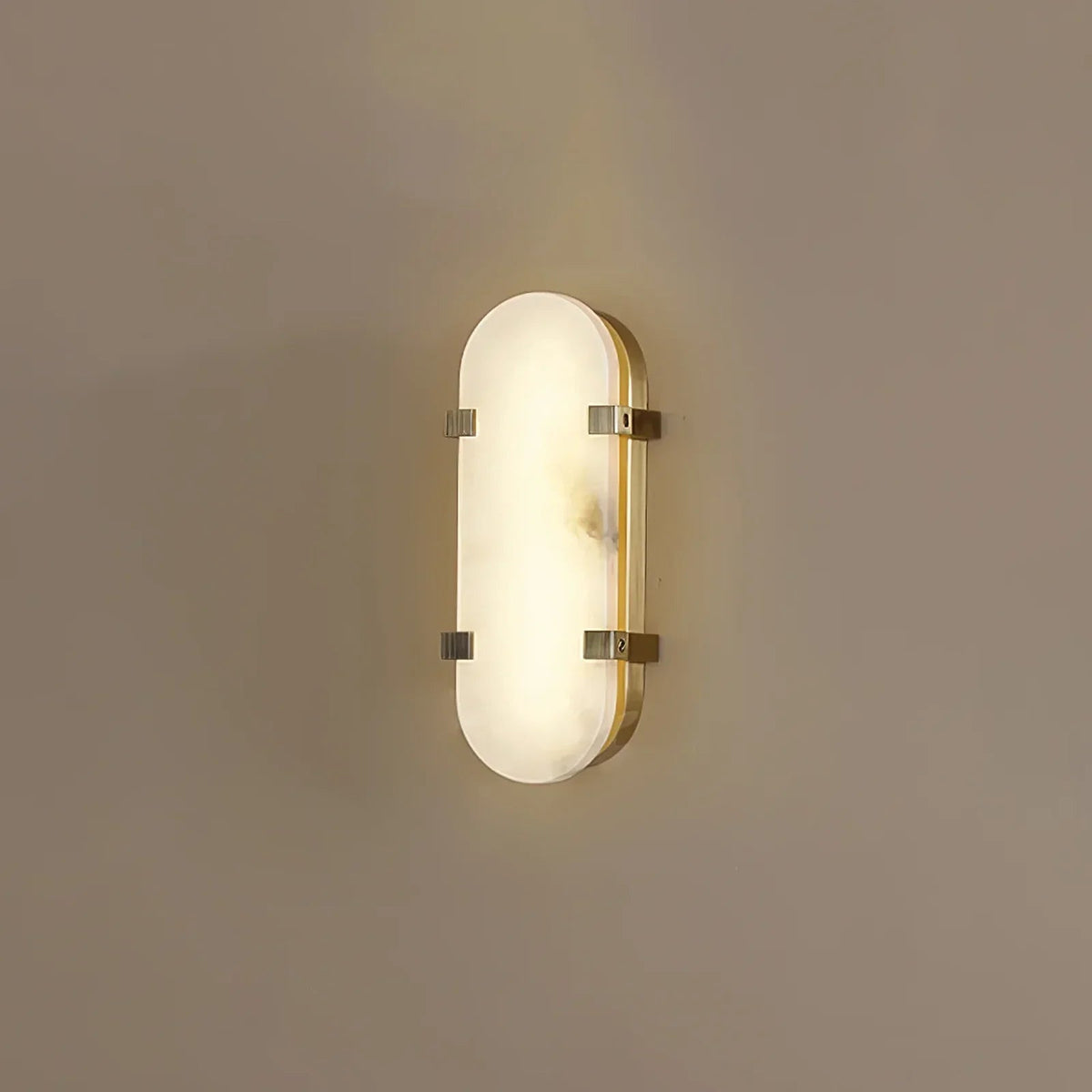 Oval Calla Alabaster Wall Sconce