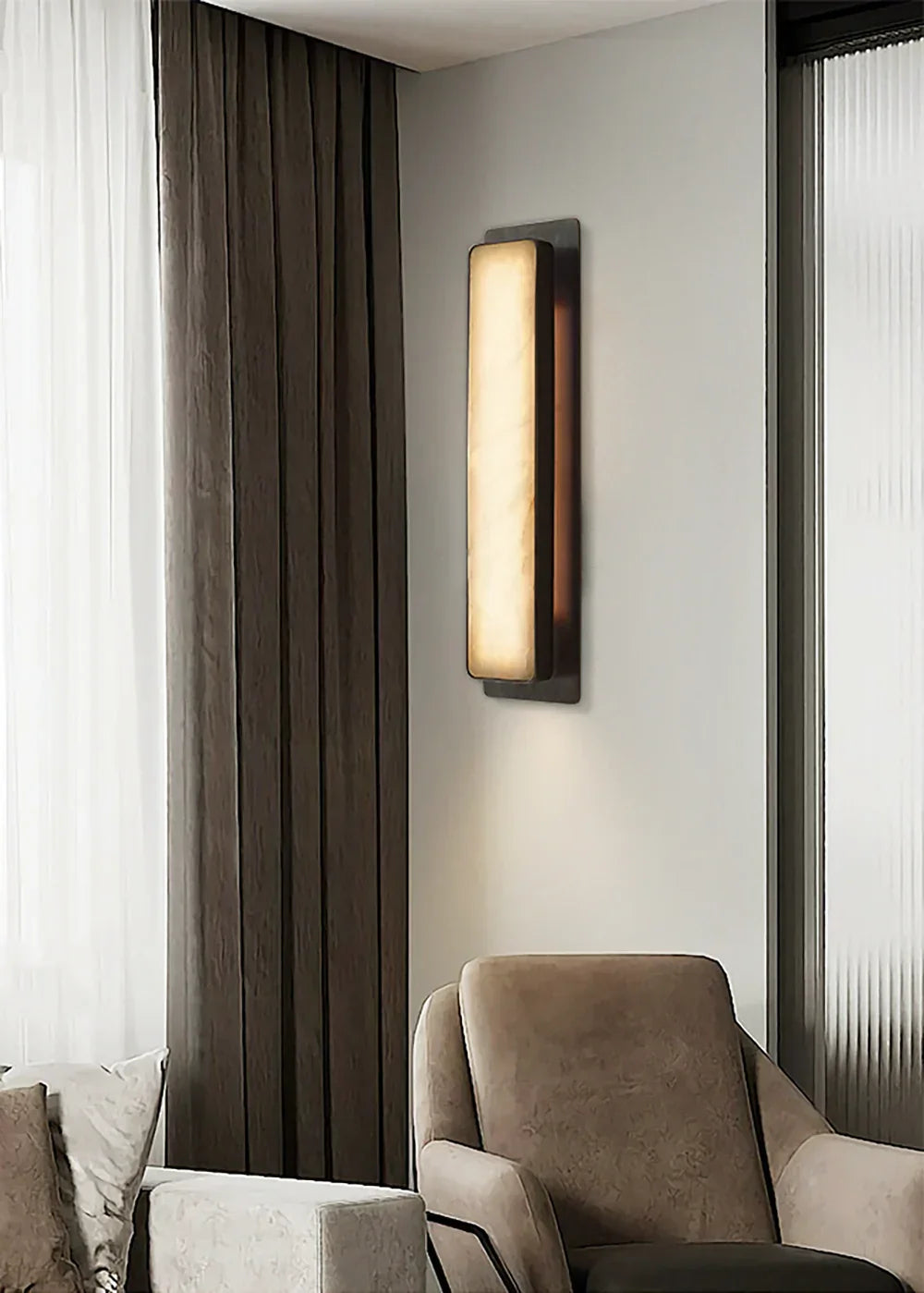 Sashya Alabaster Wall Lamp